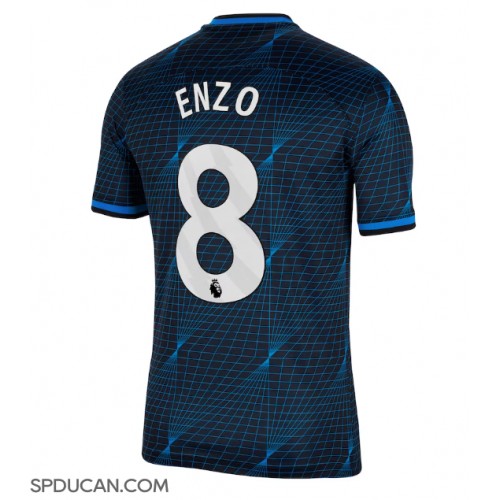 Muški Nogometni Dres Chelsea Enzo Fernandez #8 Gostujuci 2023-24 Kratak Rukav
